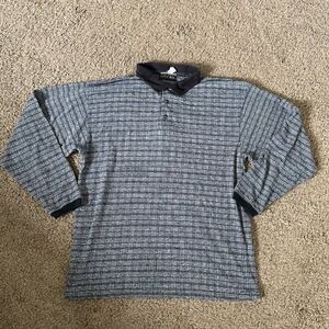 Vintage 90s Bugle Boy Plaid Long Sleeve Shirt Large